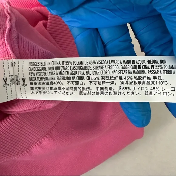 Anthropologie Endless Rose Side Slit Detailed Knit Midi Skirt in Pink Size XS - Picture 13 of 14